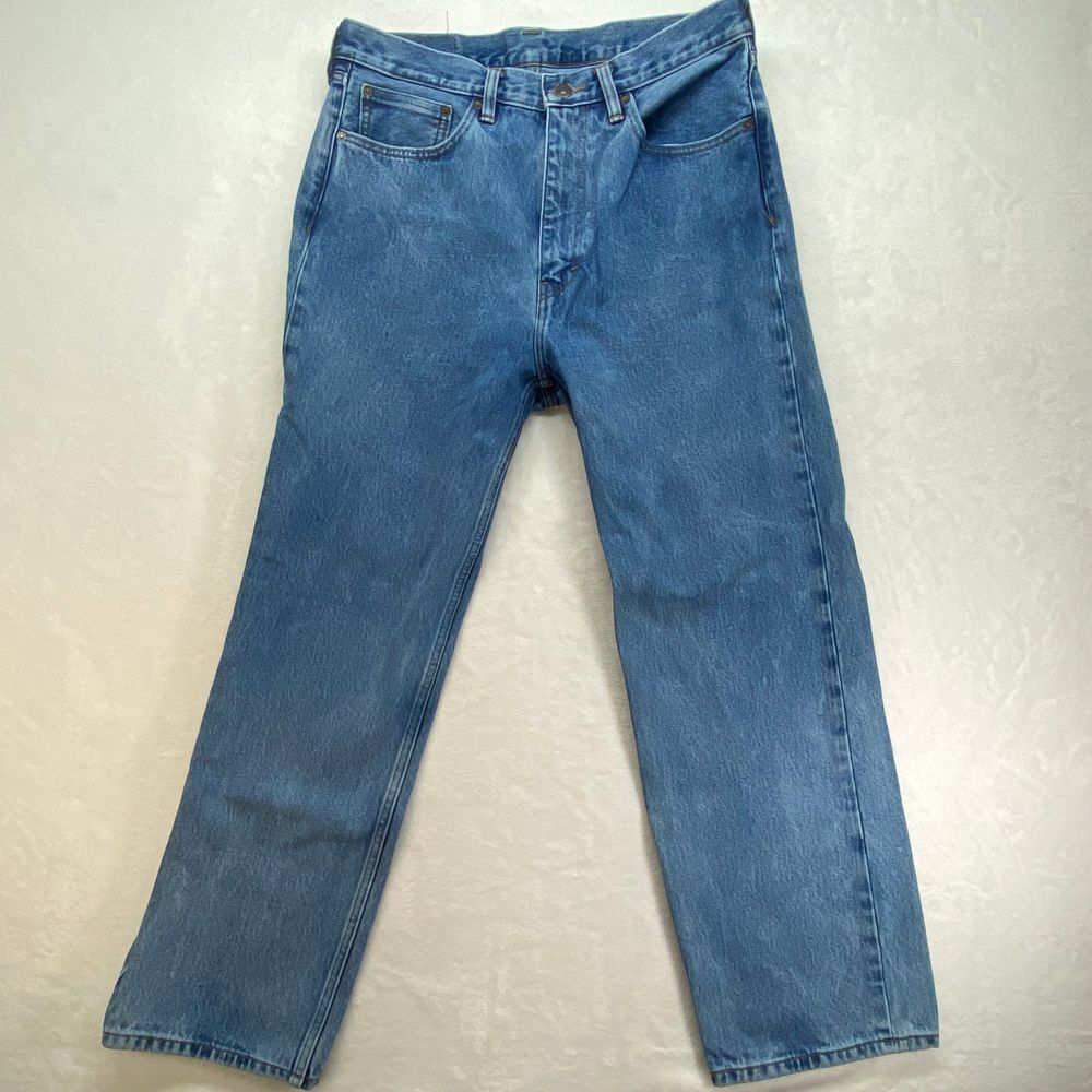 Levi's 511 jeans mens W34 L32 Straight Leg Classic Blue Denim